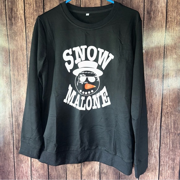 Snow Malone Crewneck Long Sleeve- NWOT - Picture 1 of 4